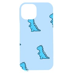 Dinosaur , Cute, Pastel, Iphone 15 Plus Black Uv Print Pc Hardshell Case by kyorashop23