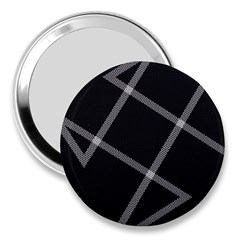 Stripes, Zigzag, Surface, Pattern, 3  Handbag Mirrors by kyorashop23