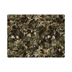 Camouflage Army Survival Uniform Premium Plush Fleece Blanket (mini) by Posterlux