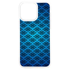 Pattern Texture Geometric Blue Iphone 15 Plus Tpu Uv Print Case by anzea