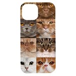 Breeds Of Cats Collage iPhone 15 Plus Black UV Print PC Hardshell Case Front