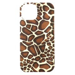 Giraffe Texture, Macro Iphone 15 Black Uv Print Pc Hardshell Case by kyorashop23