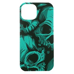 Skulls Iphone 15 Plus Black Uv Print Pc Hardshell Case by kyorashop23