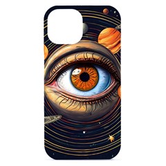 Eye Of The Universe (ai) Iphone 15 Black Uv Print Pc Hardshell Case by dflcprintsclothing