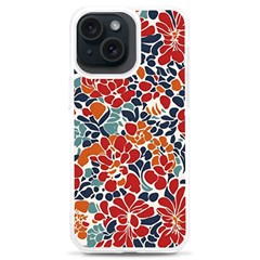 Colorfuleclecticfloralpattern Iphone 15 Plus Tpu Uv Print Case by BellaVistaTshirt02