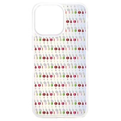 Wine Glass Pattern Iphone 15 Pro Max Tpu Uv Print Case by anzea