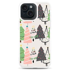 Christmas Trees Icons Iphone 15 Plus Tpu Uv Print Case by Apen