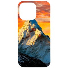 Himalaya Nature Mountain Iphone 15 Pro Max Black Uv Print Pc Hardshell Case by Bedest