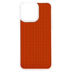 Orange Lego Texture Macro, Orange Dots Background Iphone 15 Pro Max Tpu Uv Print Case by kyorashop23