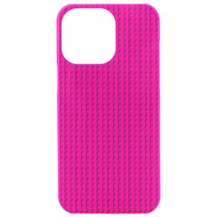 Purple Lego Texture Macro, Purple Dots Background Iphone 15 Pro Max Black Uv Print Pc Hardshell Case by kyorashop23