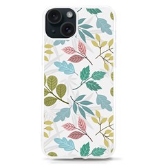 Leaf Seamless Pattern  Iphone 15 Tpu Uv Print Case by Safari