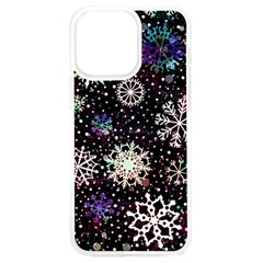 Shiny Winter Snowflake Abstract Christmas Cold Crystal December Iphone 15 Pro Max Tpu Uv Print Case by Bedest