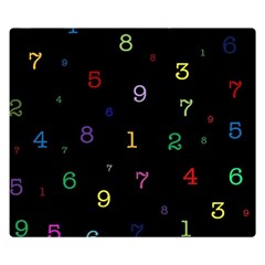 Numbers, Math, Keyboard Premium Plush Fleece Blanket (small) by kyorashop23