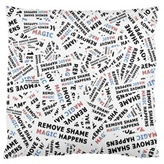Embrace The Magic Inspirational Phrase Pattern Large Cushion Case (one Side) by dflcprintsclothing