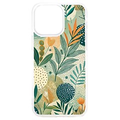 Leaves Pattern Flora Iphone 15 Pro Max Tpu Uv Print Case by Salmanaz77