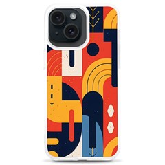 Abstract Pattern Design Iphone 15 Plus Tpu Uv Print Case by Salmanaz77