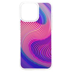 Swirl Twirl Design Pattern Purple Iphone 15 Plus Tpu Uv Print Case by Salmanaz77