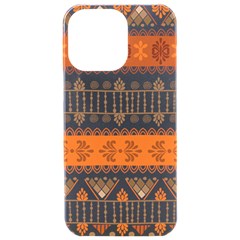 Ethnic Traditional Seamless Pattern Iphone 15 Pro Max Black Uv Print Pc Hardshell Case by Bedest