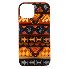 Bright Aztec Ethnic Seamless Pattern Iphone 15 Plus Black Uv Print Pc Hardshell Case by Bedest