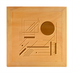 Abstract Architecture Wood Photo Frame Cube by Bedest