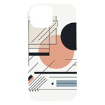 Abstract Architecture iPhone 15 Plus Black UV Print PC Hardshell Case Front