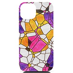 Architecture Glass Abstract Pattern Iphone 14 Black Uv Print Case by Bedest