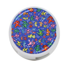 Grateful Dead Dancing Bears Pattern 4-port Usb Hub (one Side) by Salmanaz77