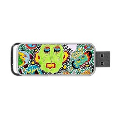 Supersonic Monster Mash Portable Usb Flash (one Side) by chellerayartisans