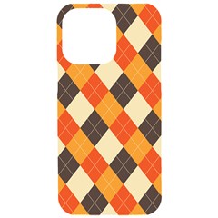 Halloween Argyle Pattern  Iphone 15 Pro Max Black Uv Print Pc Hardshell Case by Safari