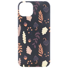 Autumn Seamless Leaves Pattern  Iphone 15 Pro Black Uv Print Pc Hardshell Case by Safari