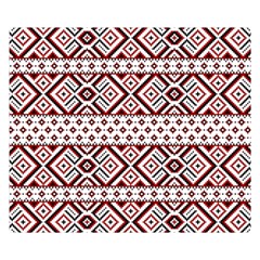 Illustration Of Ukrainian Folk Seamless Pattern Ornament Premium Plush Fleece Blanket (small) by Grandong