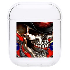 Confederate Flag Usa America United States Csa Civil War Rebel Dixie Military Poster Skull Hard Pc Airpods 1/2 Case by Ket1n9