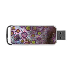 Abstract Molecular Space Art Portable Usb Flash (two Sides) by ExtraAwesomeSauce