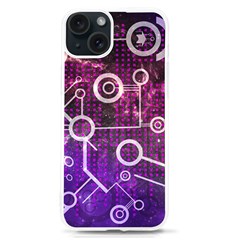 Cosmic Network Geometric Art Iphone 15 Tpu Uv Print Case by ExtraAwesomeSauce