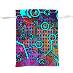 Abstract Tech Galaxy Design Lightweight Drawstring Pouch (xl) by ExtraAwesomeSauce