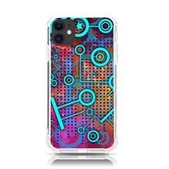 Abstract Tech Galaxy Design Iphone 11 Tpu Uv Print Case by ExtraAwesomeSauce