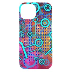 Abstract Tech Galaxy Design Iphone 15 Plus Black Uv Print Pc Hardshell Case by ExtraAwesomeSauce