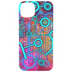Abstract Tech Galaxy Design Iphone 15 Pro Black Uv Print Pc Hardshell Case by ExtraAwesomeSauce