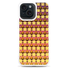 Gradient Lion Head Pattern Iphone 15 Plus Tpu Uv Print Case by ExtraAwesomeSauce