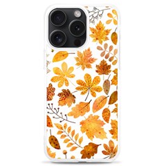Brown Autumn Leaves Iphone 15 Pro Max Tpu Uv Print Case by kyorashop23