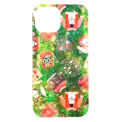 Christmas Ugly Sweater, Adoxali, Christmas, December, Santa Iphone 15 Plus Black Uv Print Pc Hardshell Case by kyorashop23