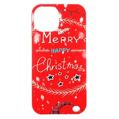 Merry, Happy Christmas, Christmas Gnome Iphone 15 Plus Black Uv Print Pc Hardshell Case by kyorashop23