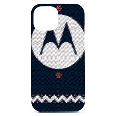 Ugly Sweater Moto, Motorola, Iphone 15 Plus Black Uv Print Pc Hardshell Case by kyorashop23