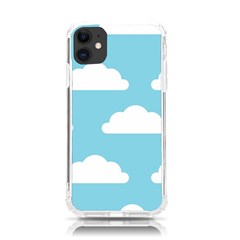 Clouds Blue Pattern Iphone 11 Tpu Uv Print Case by ConteMonfrey