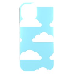 Clouds Blue Pattern Iphone 15 Plus Black Uv Print Pc Hardshell Case by ConteMonfrey