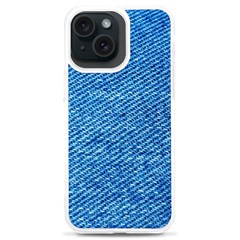 Blue Denim Jeans Like Iphone 15 Plus Tpu Uv Print Case by ConteMonfrey