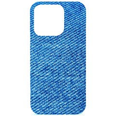 Blue Denim Jeans Like Iphone 15 Pro Black Uv Print Pc Hardshell Case by ConteMonfrey
