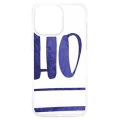 Ho Ho Ho! Christmas Minimalist Iphone 15 Pro Max Tpu Uv Print Case by ConteMonfrey