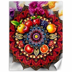 Fruity Mandala Canvas 12  X 16  by AIDreaming