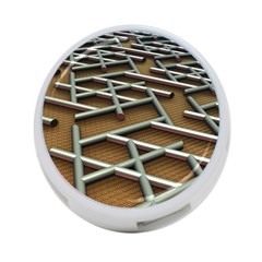 0118 F Expression Of Structure Large 4-port Usb Hub (one Side) by geonetique